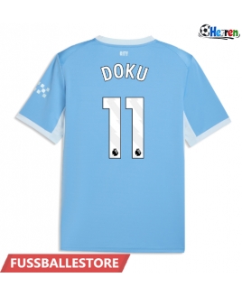 Günstige Manchester City Jeremy Doku #11 Heimtrikot 2026-27 Kurzarm